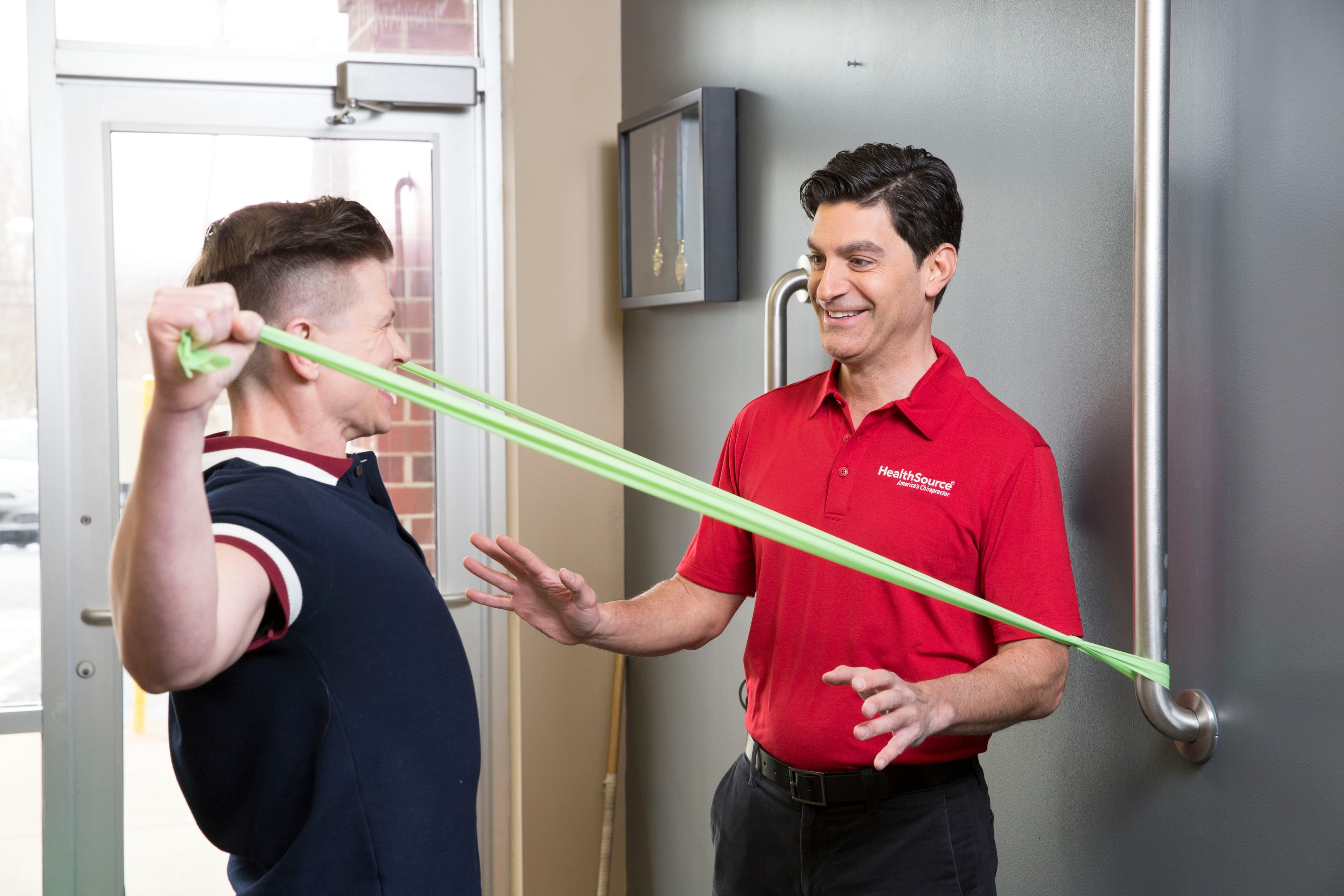 Doctor providing patient care